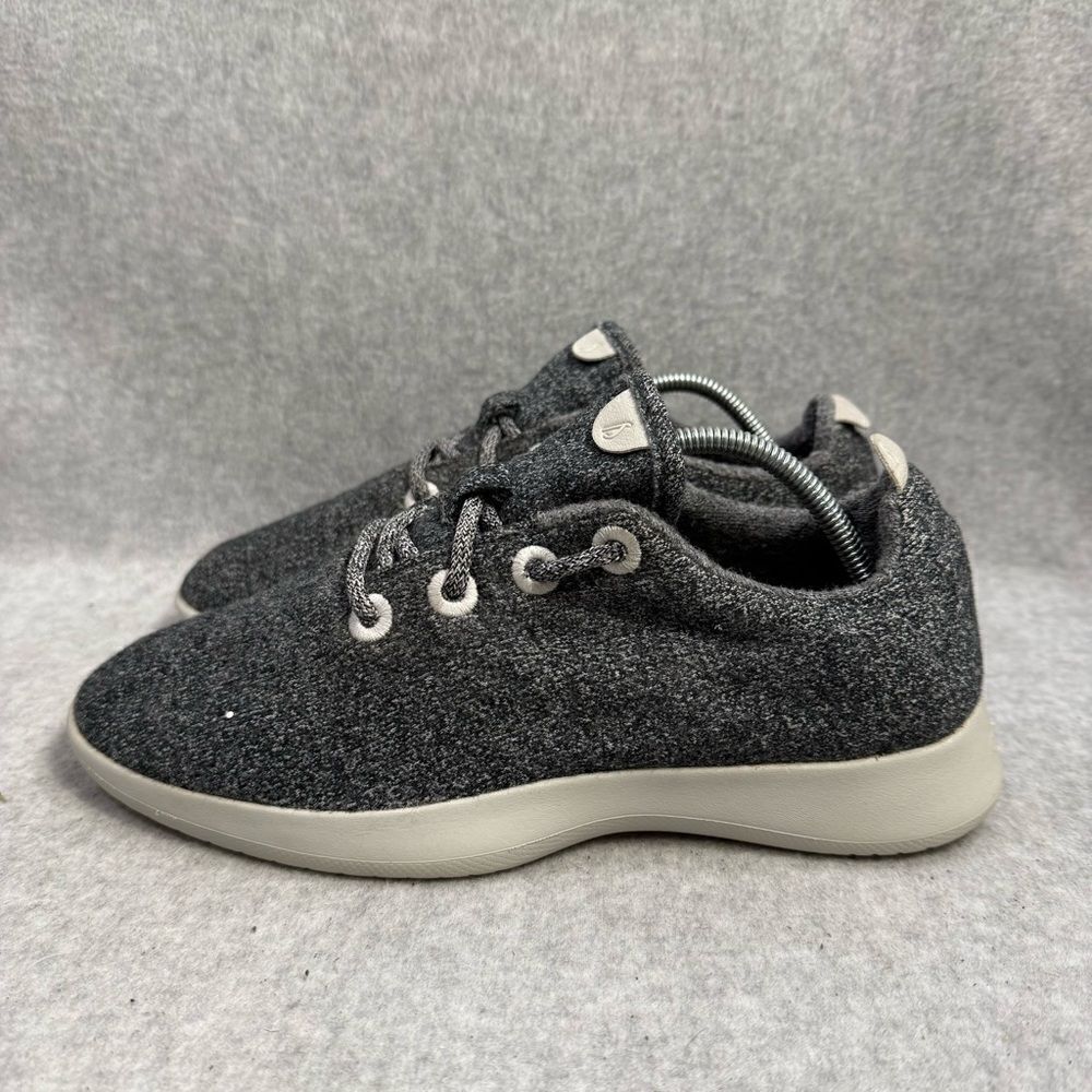 Allbirds Wool Runner Women Shoe Size 9 Grey White Low Top Casual Classic Sneaker